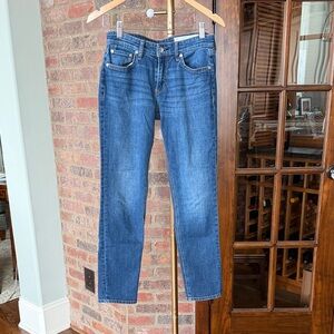 rag & bone Women’s Straight Blue Jeans